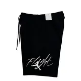 Jordan Black Shorts - Flight Script