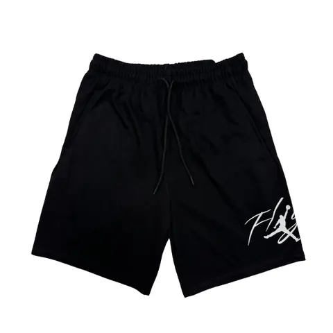 Jordan Black Shorts - Flight Script