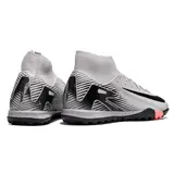 Nike Zoom Mercurial Superfly 10 Academy Grey and Black Turf TF Football Boot