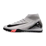 Nike Zoom Mercurial Superfly 10 Academy Grey and Black Turf TF Football Boot