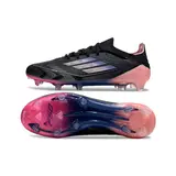 Adidas F50 Primeknit Elite Black and Pink Firm Ground FG Football Boot
