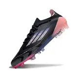 Adidas F50 Primeknit Elite Black and Pink Firm Ground FG Football Boot