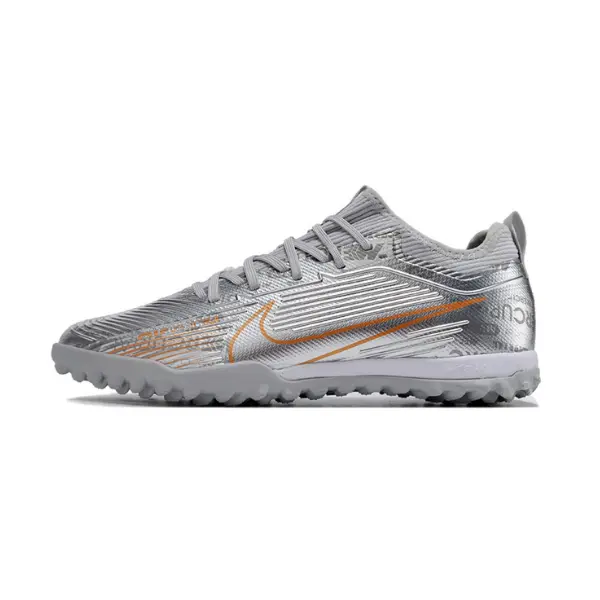 Nike Zoom Mercurial Vapor 15 Pro Zoom Kids Turf TF Football Boot - Silver