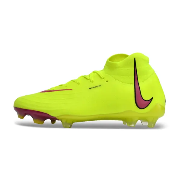 Nike Phantom Luna Elite Yellow and Pink Firm Ground FG Football Boot