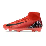 Nike Air Zoom Mercurial Superfly 10 Elite Red and Black Firm Ground FG Football Boot