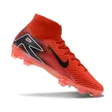 Nike Air Zoom Mercurial Superfly 10 Elite Red and Black Firm Ground FG Football Boot