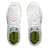 Joma Top Flex Rebound White Green and Yellow Indoor IC Football Boot