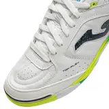 Joma Top Flex Rebound White Green and Yellow Indoor IC Football Boot