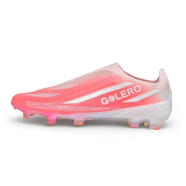 Adidas F50 Hyperfast Laceless Elite Light Red Golero Pack Firm Ground FG Football Boot