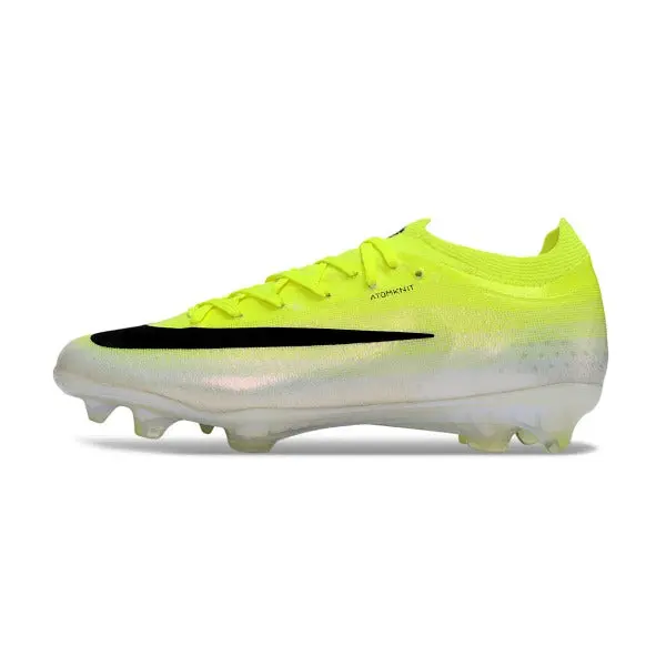 Nike Air Zoom Mercurial Vapor 17 Elite Yellow, Black and White Firm Ground FG Football Boot