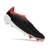Adidas Predator 30 Elite Laceless Black White and Red Firm Ground FG Football Boot