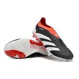 Adidas Predator 30 Elite Laceless Black White and Red Firm Ground FG Football Boot