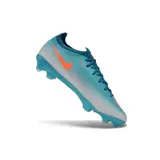 Nike Air Zoom Mercurial Vapor 17 Elite Light Blue and White Firm Ground FG Kids Football Boot