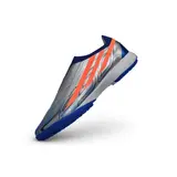 Adidas F50 Hyperfast Laceless Elite Gray, Blue and Orange Turf TF Football Boot