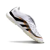 Adidas Predator 25 Elite Tongue White Black and Gold Turf TF Football Boot