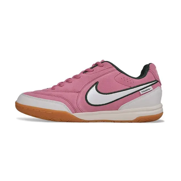 Nike Tiempo Streetgato Pink and White Indoor IC Football Boot