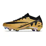 Nike Zoom Mercurial Vapor 15 Elite Gold and Black Firm Ground FG Kids Football Boot