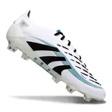 Adidas Predator 25 Elite White and Blue Firm Ground FG Football Boot