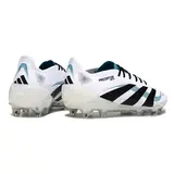 Adidas Predator 25 Elite White and Blue Firm Ground FG Football Boot