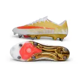 Nike Air Zoom Mercurial Superfly 11 Elite White and Golden CR7 Mixed Studs SG Football Boot