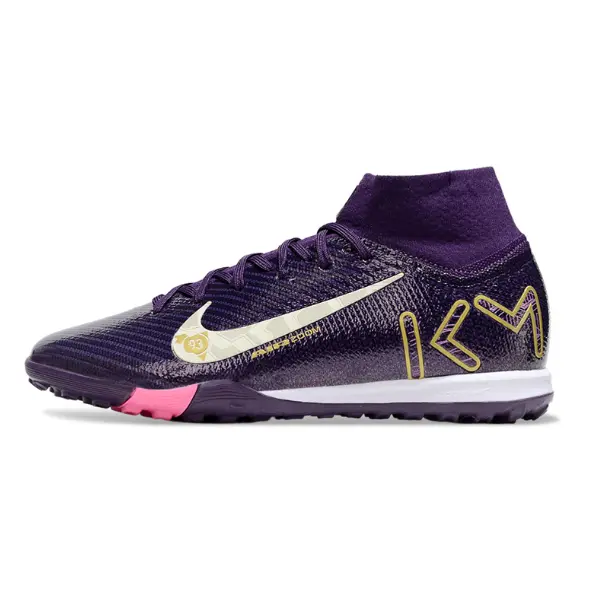 Nike Zoom Mercurial Superfly 10 Elite Mbappe Purple Pack Turf TF Football Boot