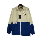 Nike Beige Blue Windbreaker Jacket