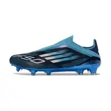 Adidas F50 Elite Laceless Blue and Black Firm Ground FG Football Boot