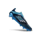 Adidas F50 Elite Laceless Blue and Black Firm Ground FG Football Boot