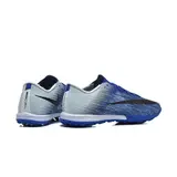 Nike Air Zoom Mercurial Superfly 11 Elite Dark Blue and White Turf TF Kids Football Boot - Blue/Grey Black Swoosh