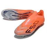 Adidas F50 Elite Laceless Orange Firm Ground FG Football Boot - Red Orange