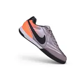 Nike Tiempo Streetgato Gray and Orange Indoor IC Football Boot