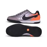 Nike Tiempo Streetgato Gray and Orange Indoor IC Football Boot