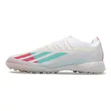 Adidas X Crazyfast.1 White Pink and Blue Turf TF Football Boot