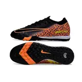 Nike Zoom Mercurial Vapor 16 Elite Black and Orange Turf TF Football Boot