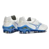 Mizuno Morelia Neo IV Pro White and Blue Firm Ground FG Football Boot