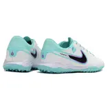 Nike Tiempo 10 Legend Academy White and Blue Turf TF Football Boot