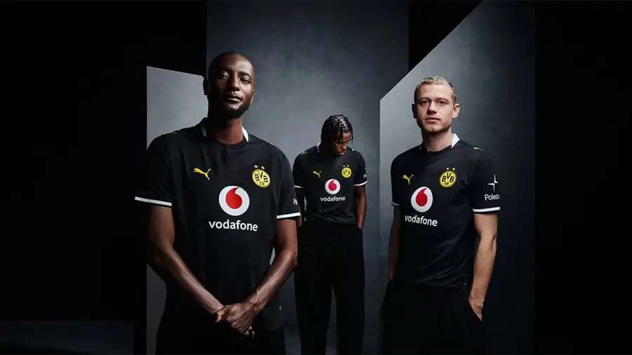 Dortmund 2026/27: black and yellow highlights on the road — Kit launch presentation.