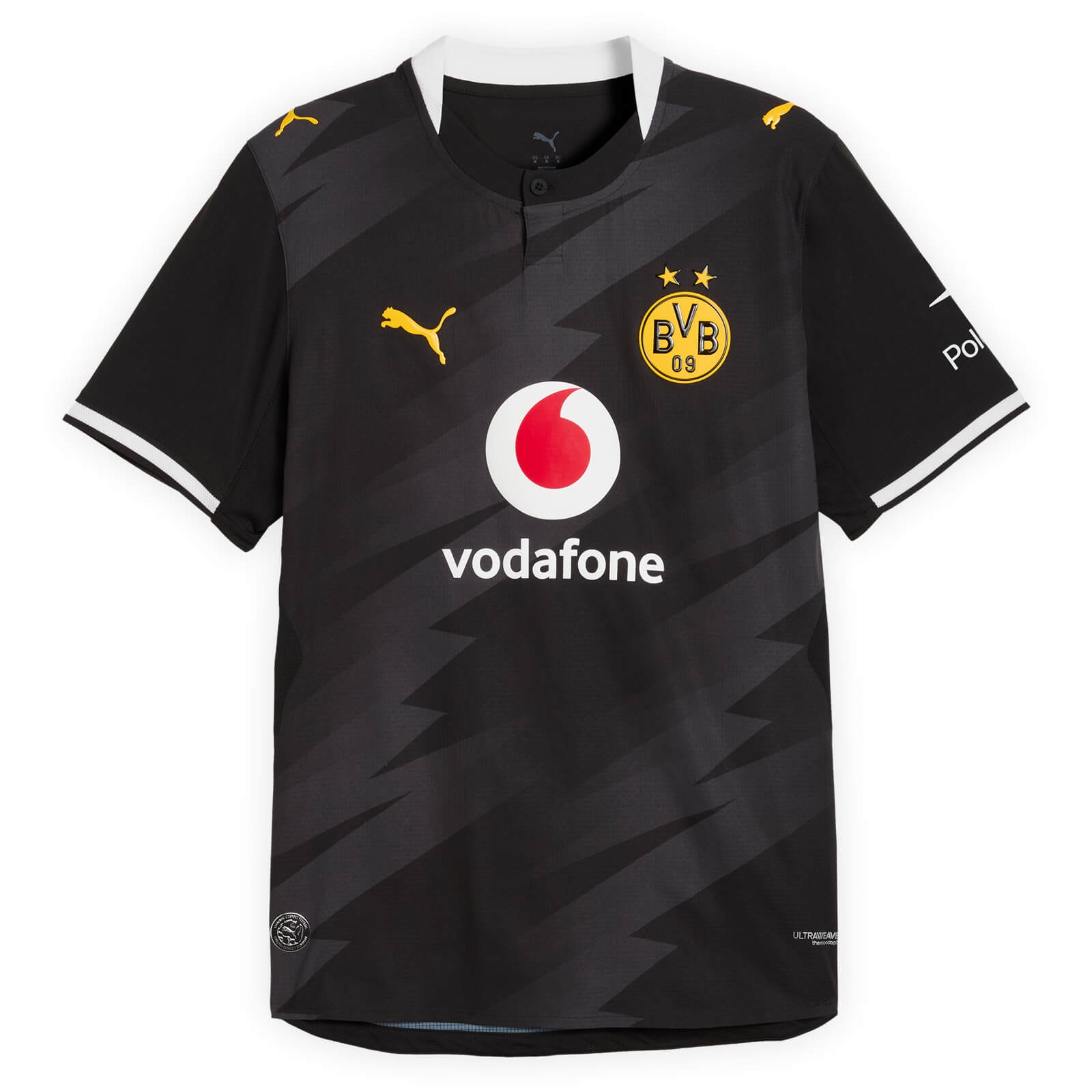 Dortmund 2026/27: black and yellow highlights on the road — Kit details.