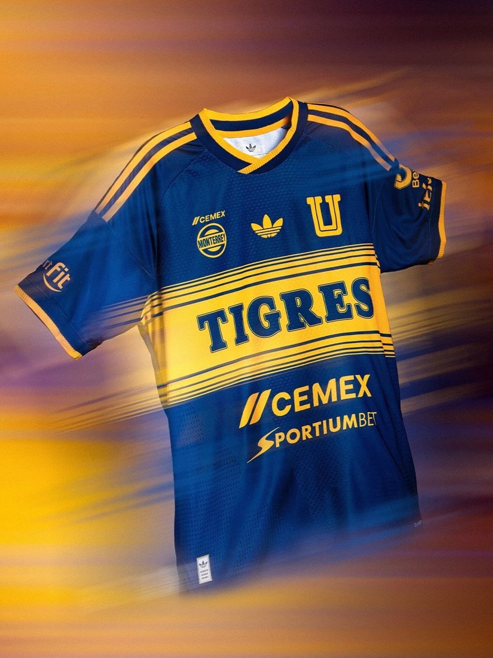 Tigres 2026/27: the university U takes centre stage — View of the kit.