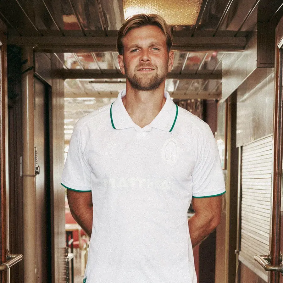 Werder: a white shirt for 100 years of the Weserstadion · 2