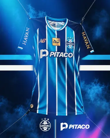 Grêmio announces Pitaco as its main shirt sponsor · Presentation image