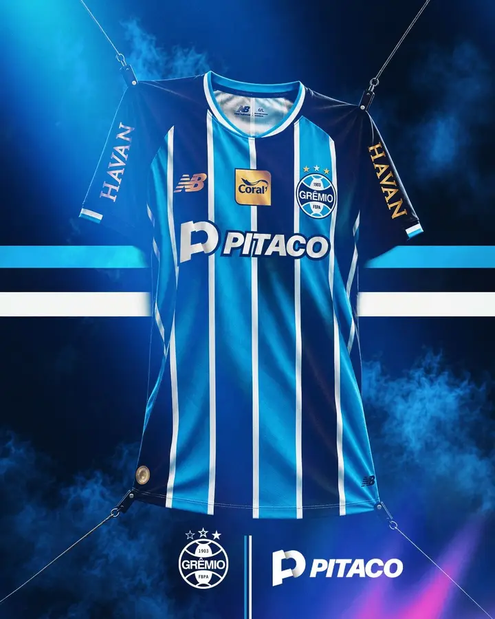 Grêmio announces Pitaco as its main shirt sponsor · Presentation image