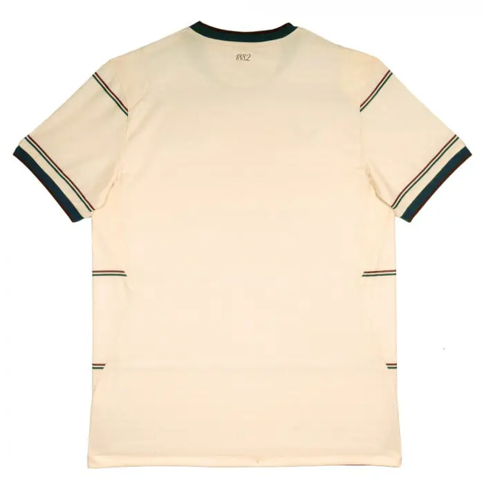Burnley 2026/27: cream and fine lines on the away shirt · 2