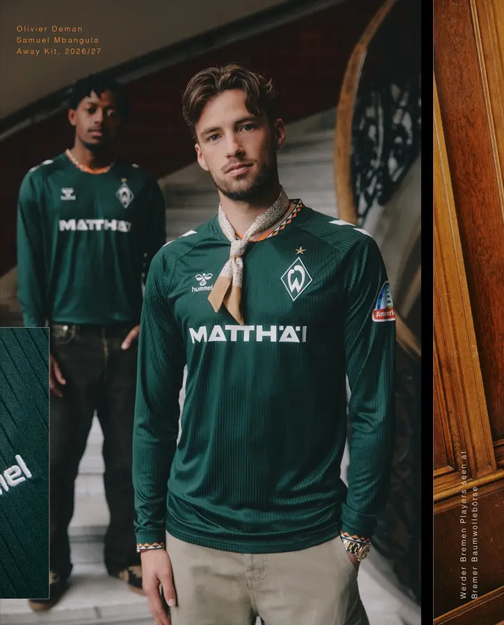 Werder 2026/27: dark green defines the away shirt · 4