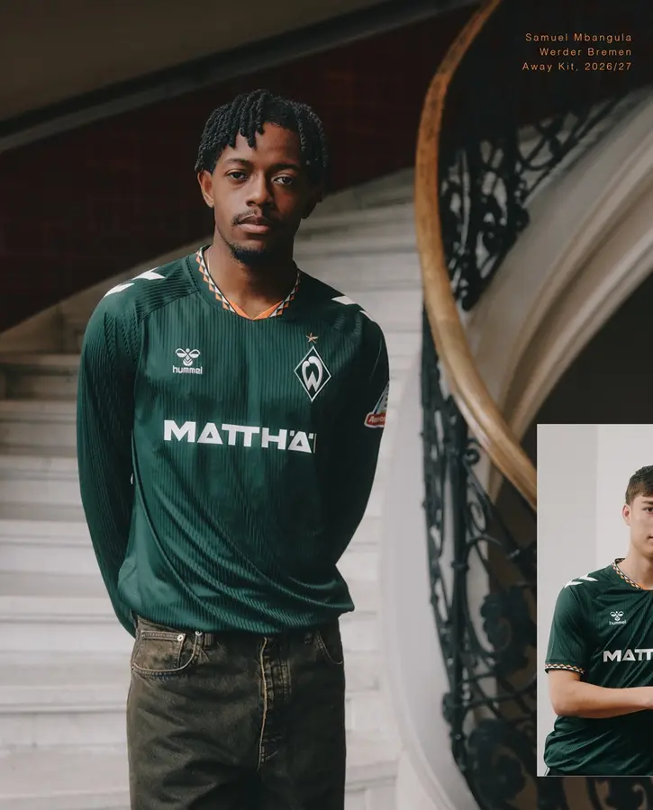 Werder 2026/27: dark green defines the away shirt · 6