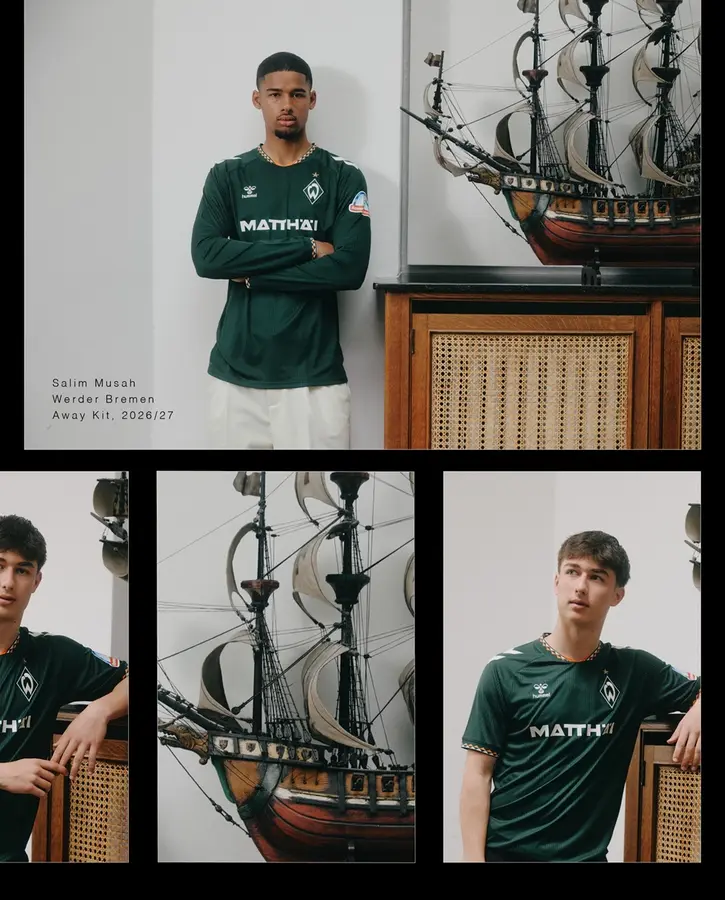 Werder 2026/27: dark green defines the away shirt · 7