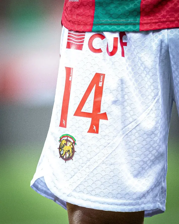 Marítimo 2026/27: red and green with visible texture · 6