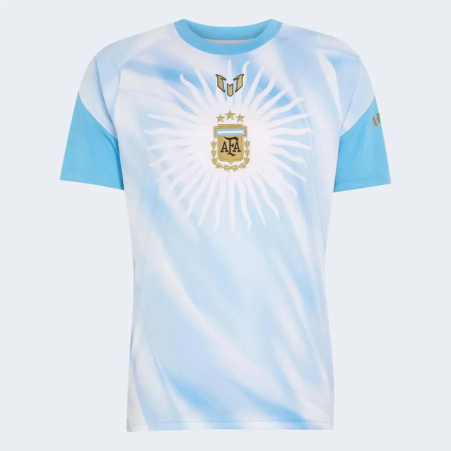 Argentina and Messi: sky blue, white and gold details · 6